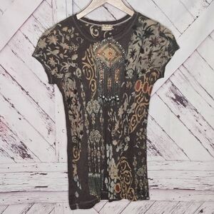 Daytrip Sequins Floral Tee